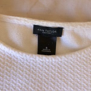 White Ann Taylor blouse